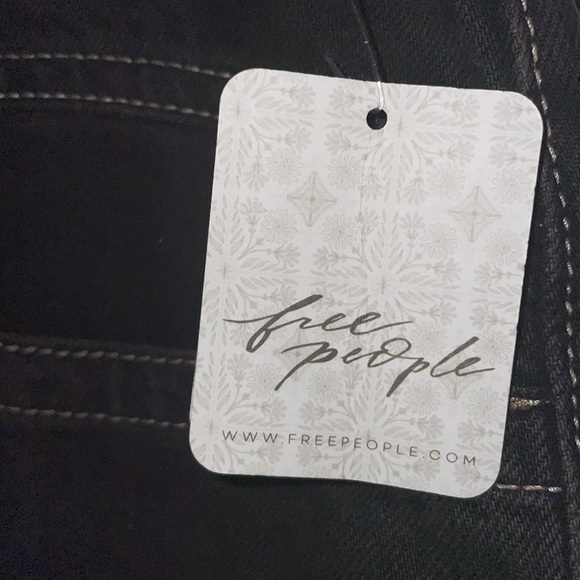 FREE PEOPLE WE THE FREE palmer cuffed jeans in chalkboard NWT 29 - Picture 9 of 17